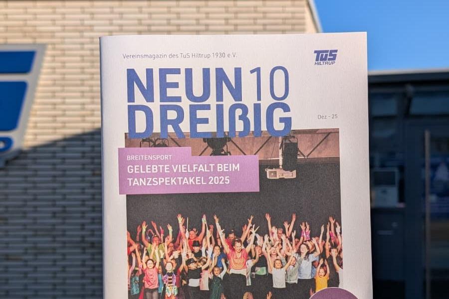 Die Dezemberausgabe des TuS-Vereinsmagazins