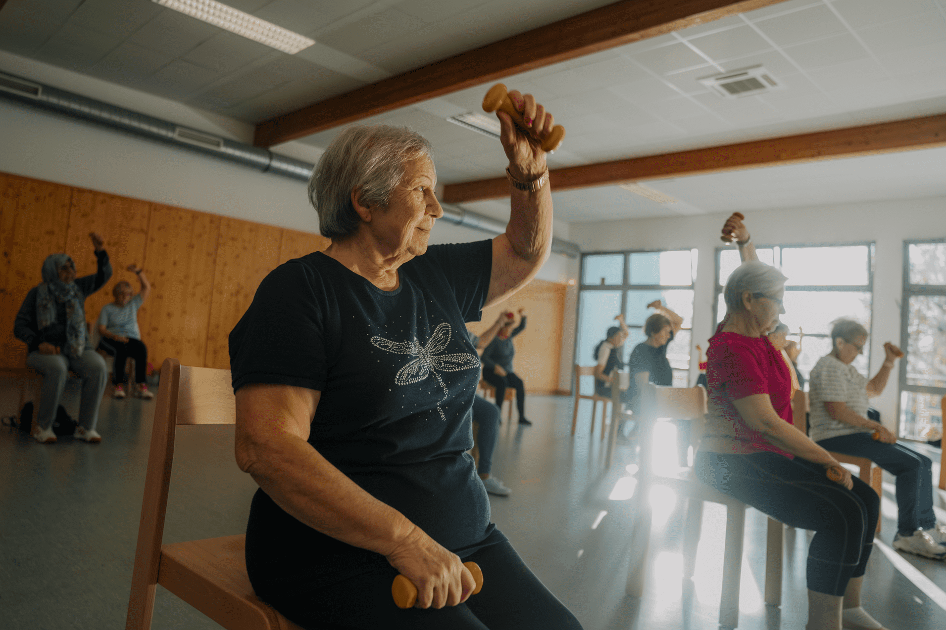 Hockergymnastik im TuS Hiltrup