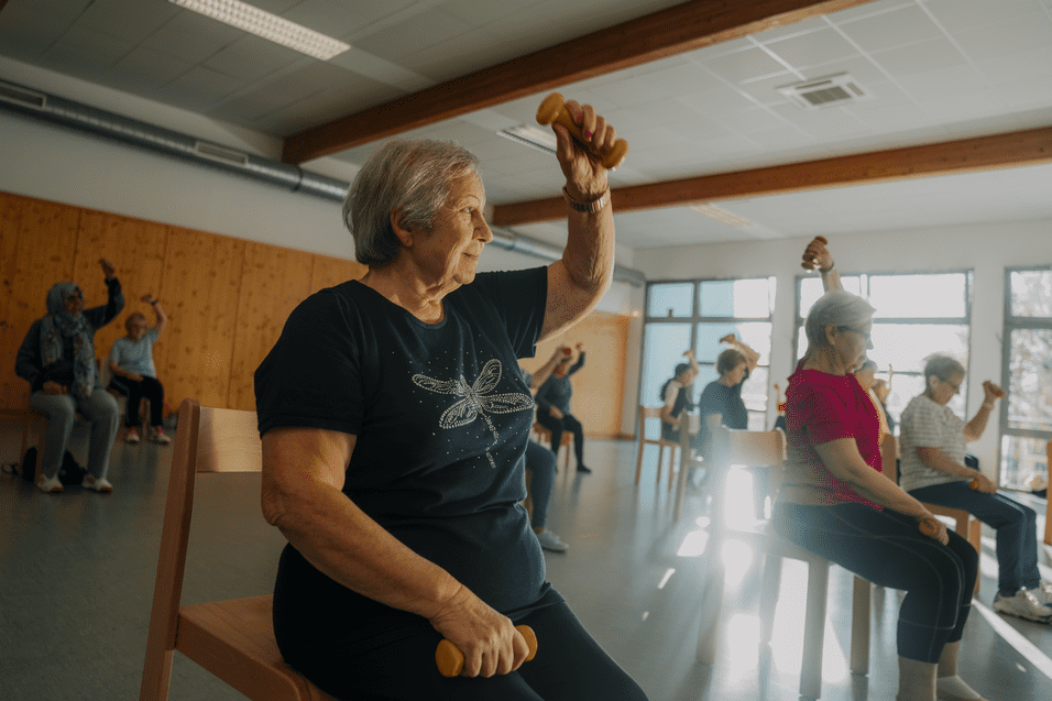 Hockergymnastik im TuS Hiltrup