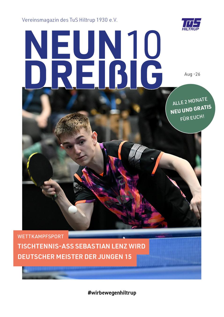 TuS Vereinsmagazin Ausgabe August 2026