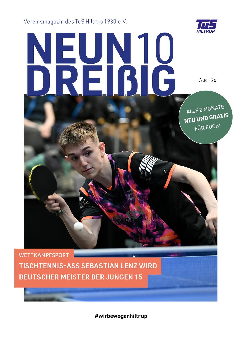 TuS Vereinsmagazin Ausgabe August 2026